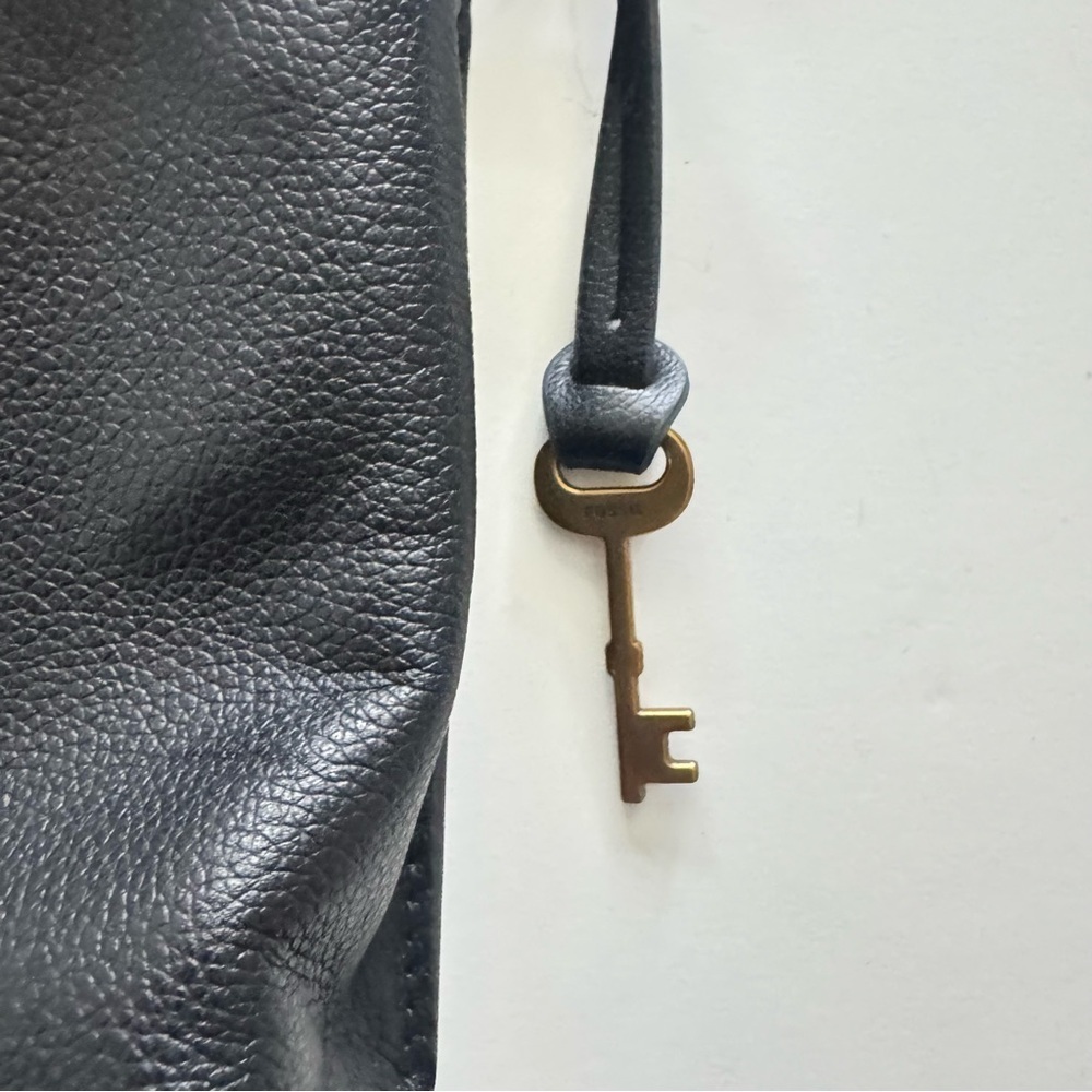 New Fossil Kiera Black Leather Crossbody Bag - Picture 3 of 10